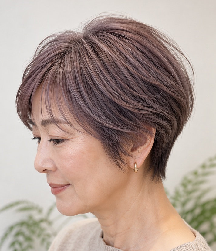 白髪染めをやめるための脱色