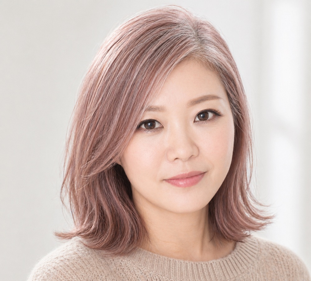 白髪染めをやめるための脱色