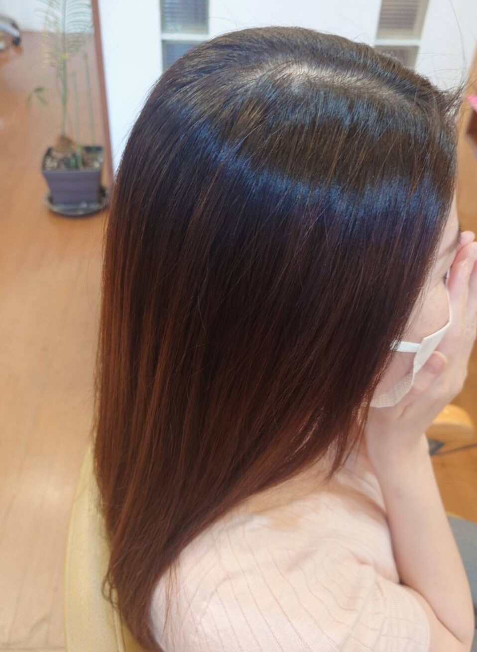 美髪ストレート